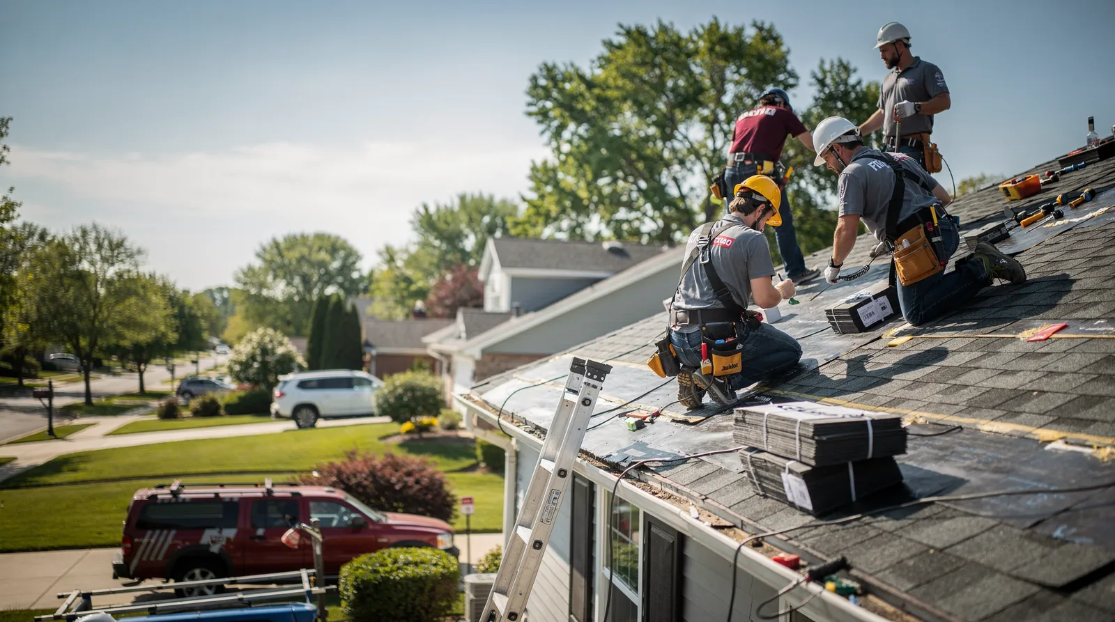 Roof Repair in Johnsonville, IL around you